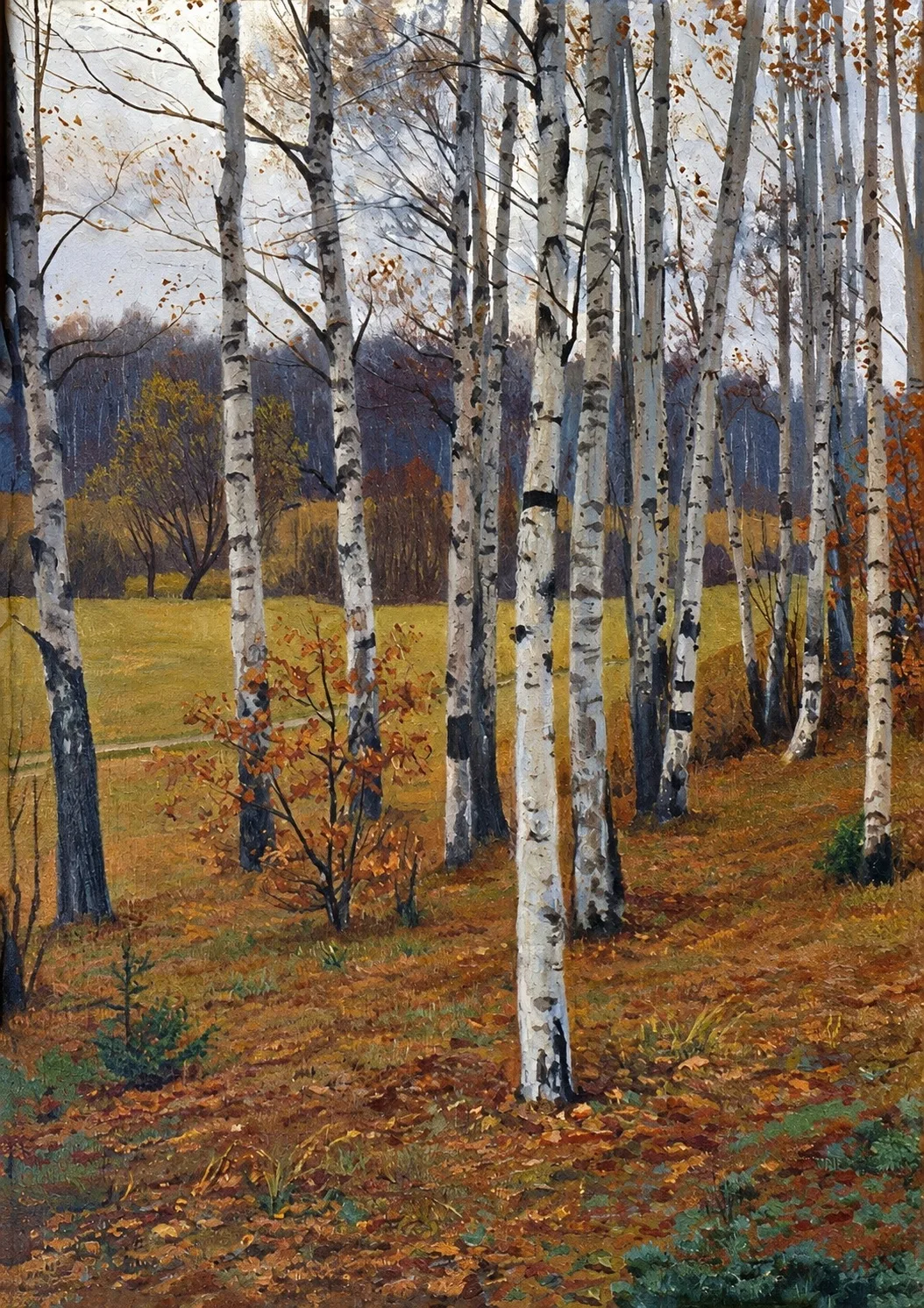 Борис Щербаков «Ноябрь в Ясной Поляне» 1961 г.