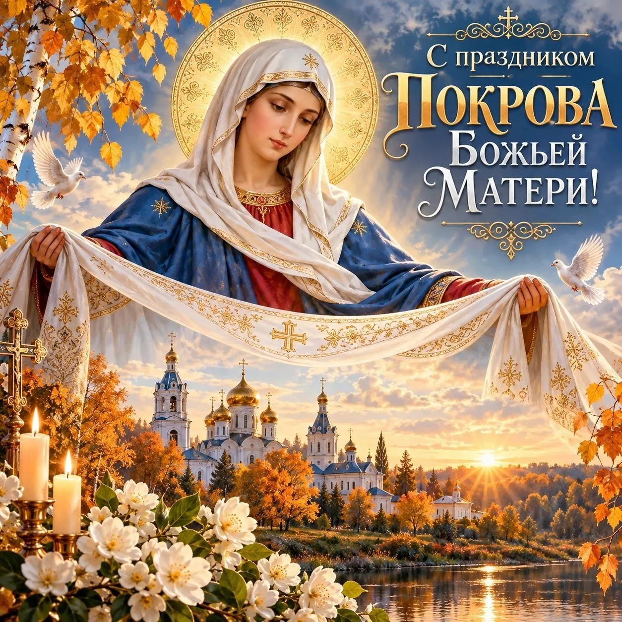 С праздником Покрова Божьей Матери 🙏