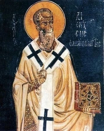 Священномученик Дионисий Ареапагит епископ Афинский.