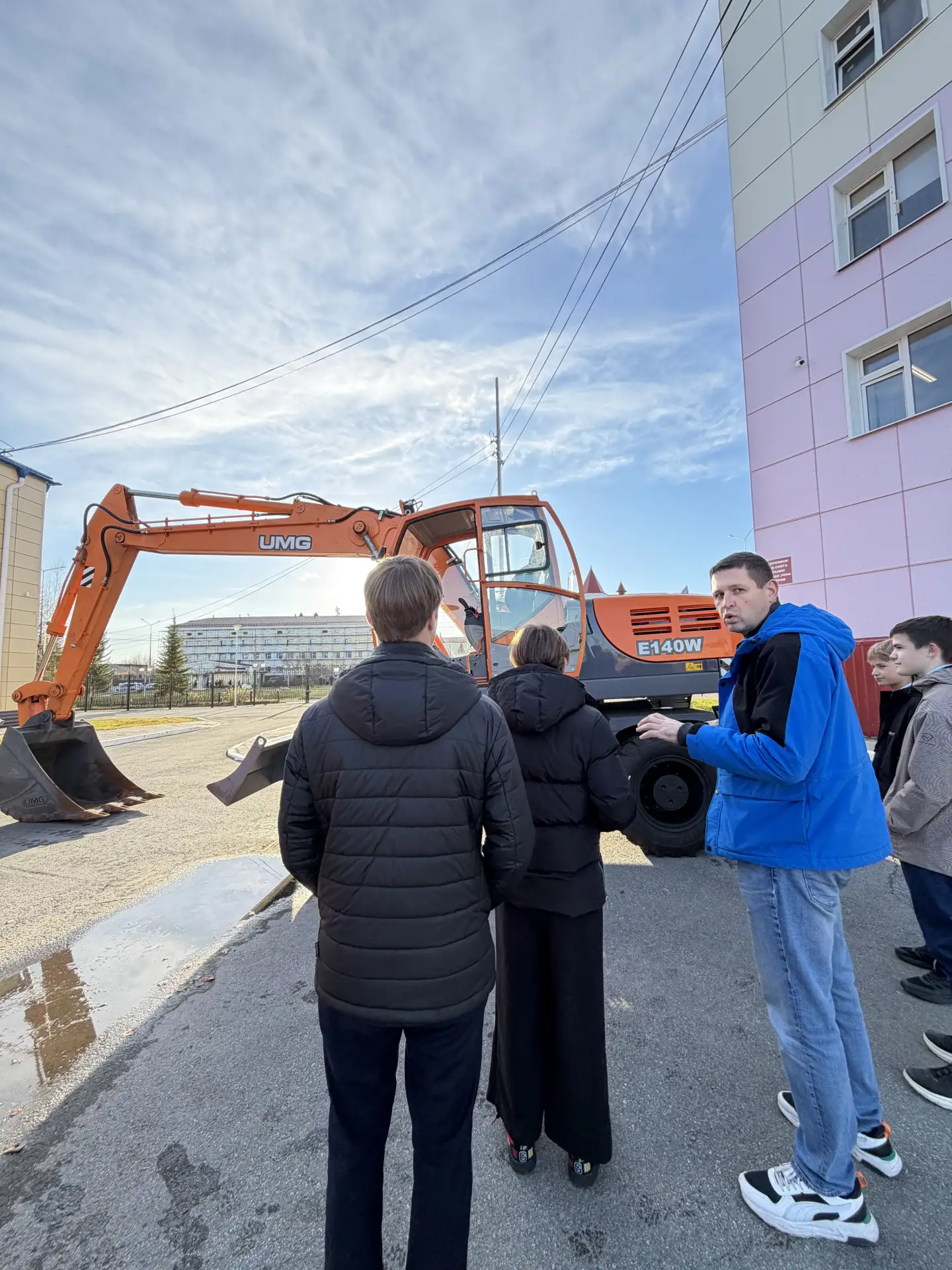 🚜 Девятиклассники побывали на профессиональной пробе!