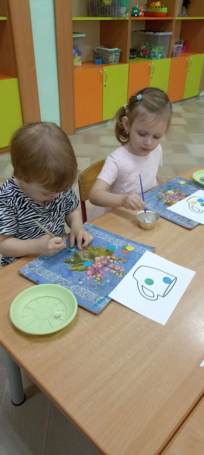 Аппликация "Украшаем чашку" ☕