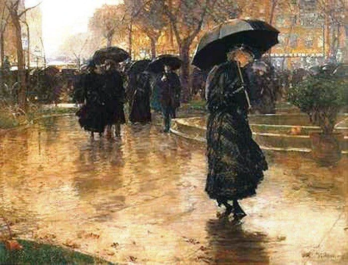 Мой зонтик рвётся, точно птица,