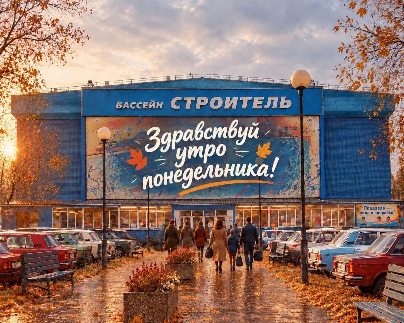 Доброе утро понедельника друзья! Отличных тренировок!🐬