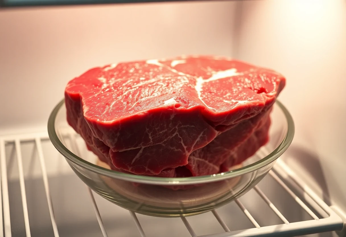 🥩 Как безопасно разморозить мясо