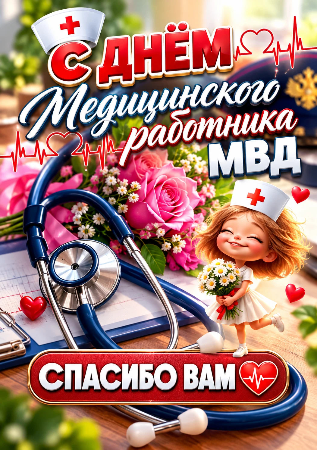 🌟 С Днём Медицинского работника МВД!..