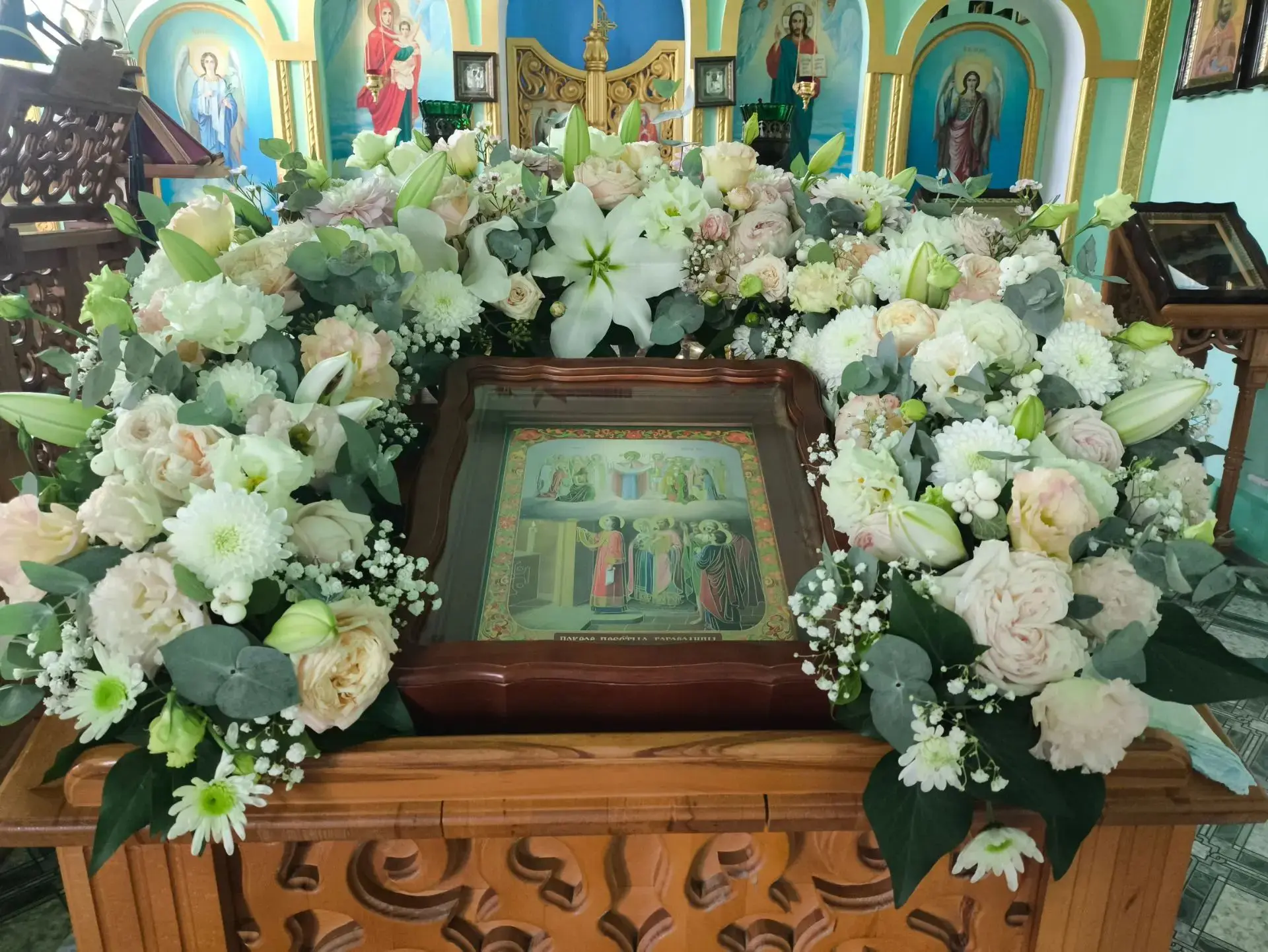 Престольный праздник отмел храм Покрова Пресвятой Богородицы пгт Куйбышево