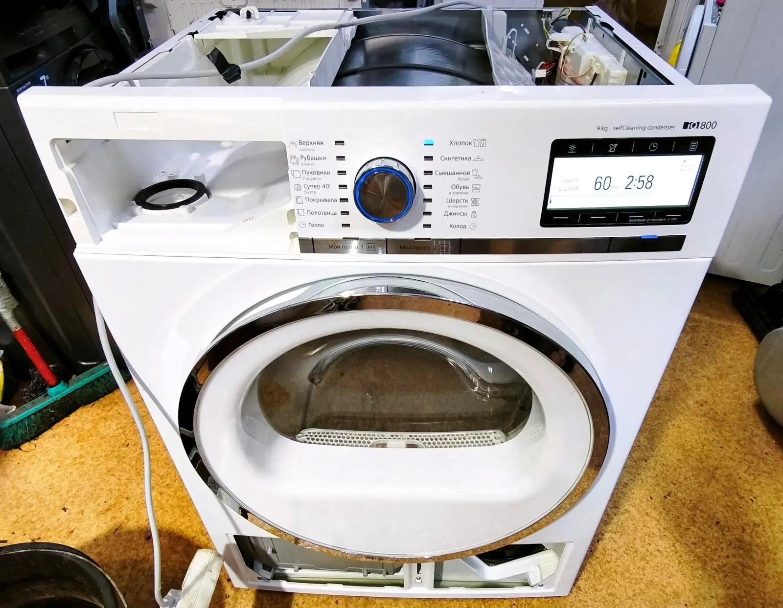 🧺 Полная чистка сушильной машины Siemens iQ800