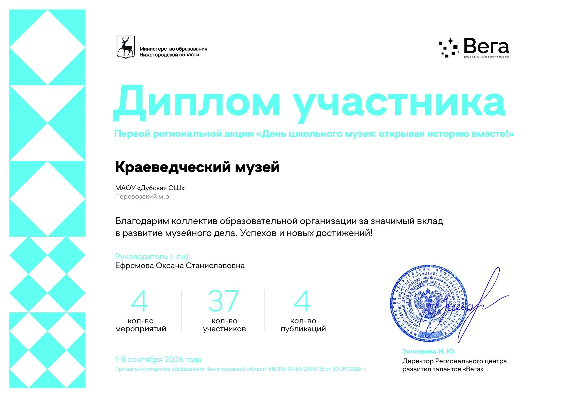 Школа в деле! Школьный музей :открываем историю вместе!