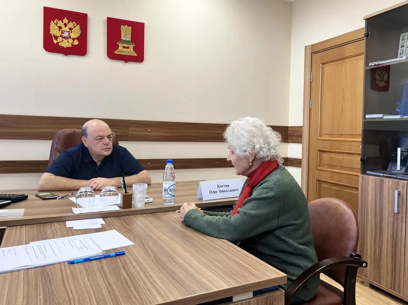 Временно исполняющий обязанности министра здравоохранения Тверской области Олег Костин ...