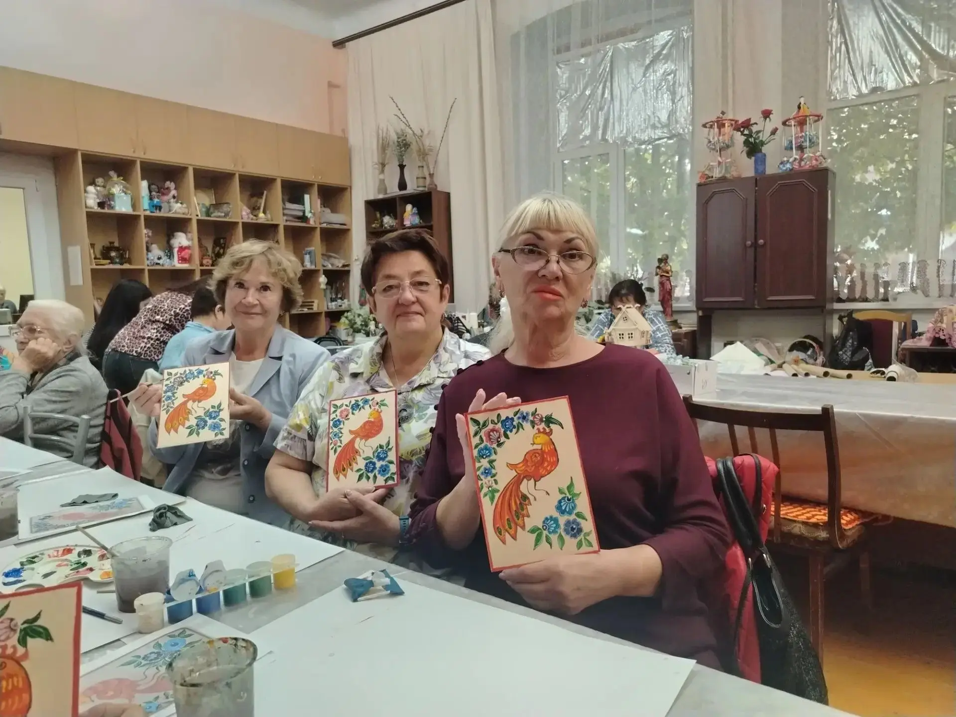 Мастер-класс: «Городецкая роспись и Жар-птица — искусство для всех возрастов»🎨