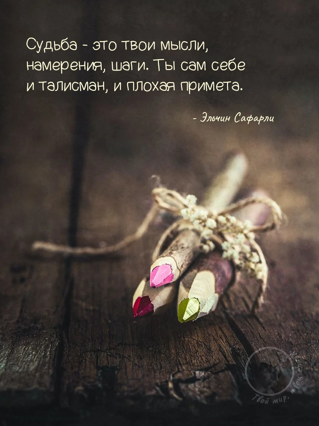 Твой мир, твои слова