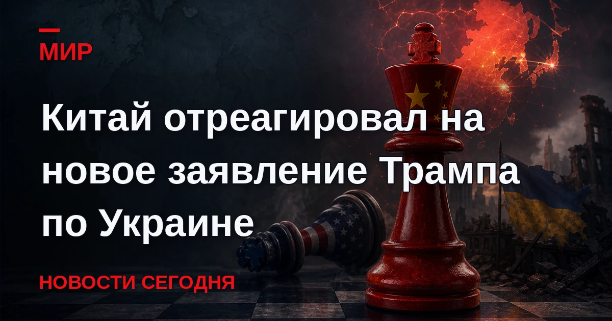 Китай поддерживает все усилия, способствующие урегулированию украинского конфликта.