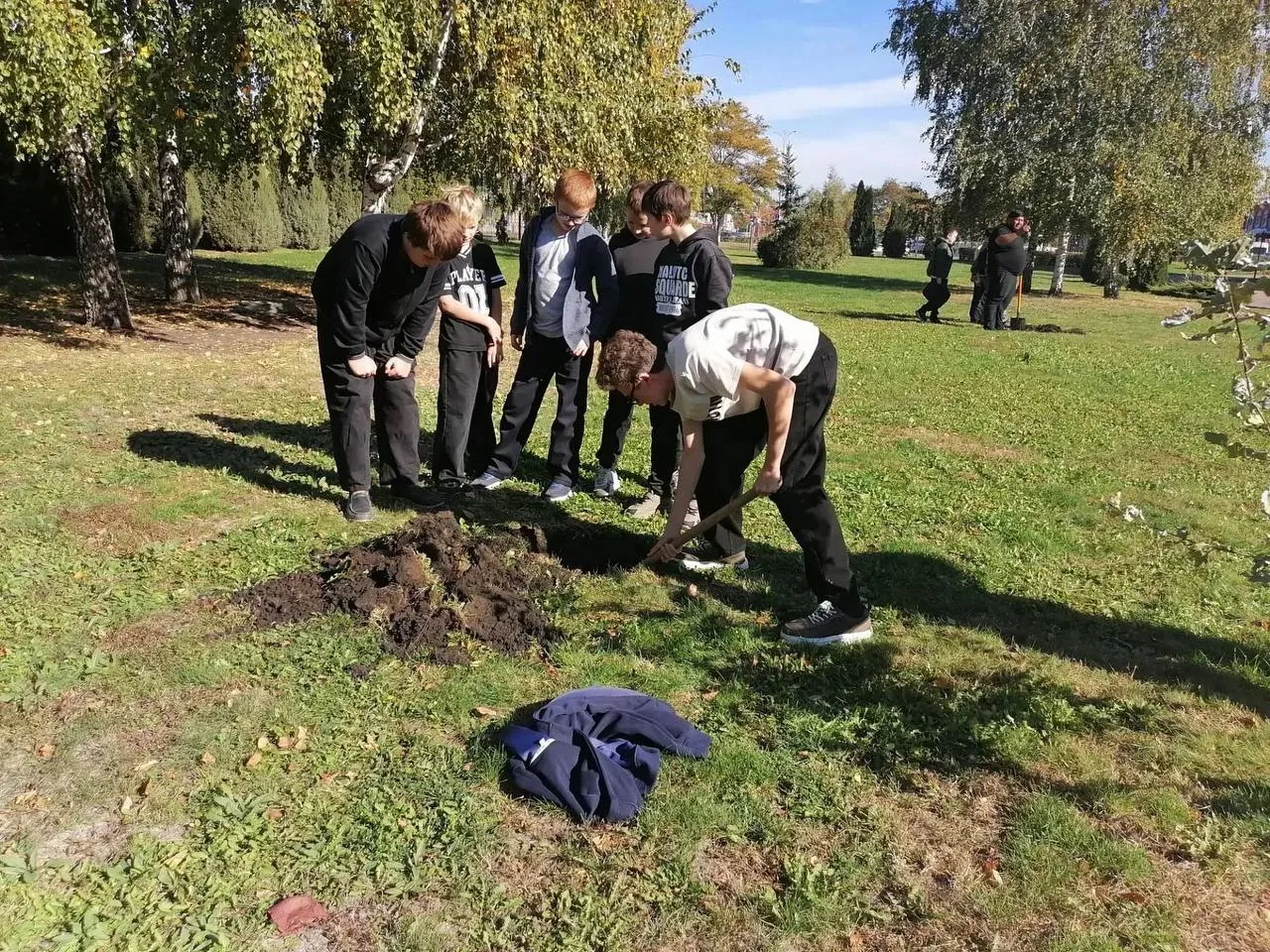 🌳 В Россоши возле Свято-Ильинского собора посадили потомков 450-летнего дуба.