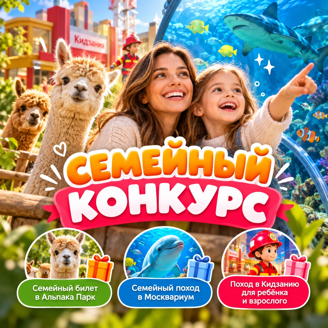 МОСКВИЧИ, ДАРИМ 3 СЕМЕЙНЫХ ВЫХОДНЫХ 🎁