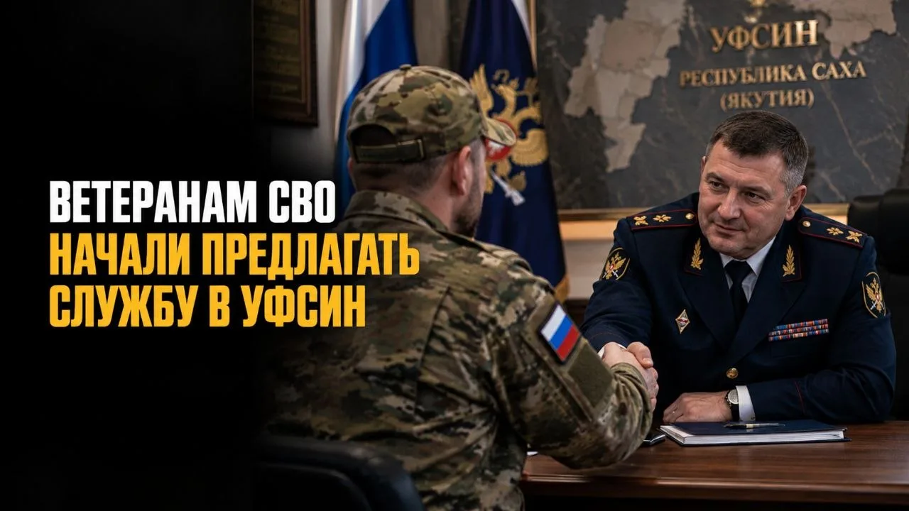 ВЕТЕРАНАМ СВО НАЧАЛИ ПРЕДЛАГАТЬ СЛУЖБУ В УФСИН