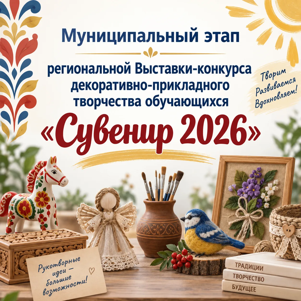 Дорогие друзья! Дом детского творчества объявляет о начале работы муниципального этапа ...