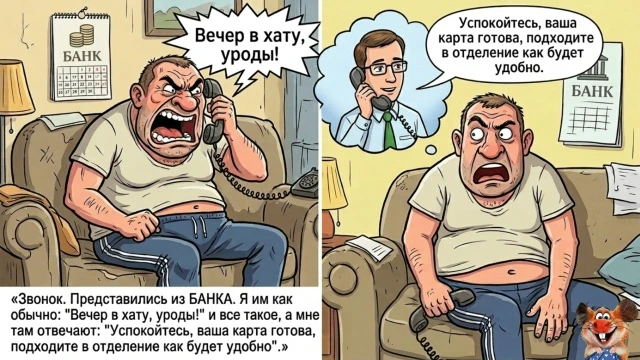 Анекдотик для бодрого настроения!