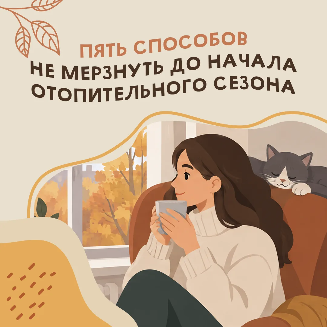 Дома становится прохладнее, а отопление еще не включили — что делать?