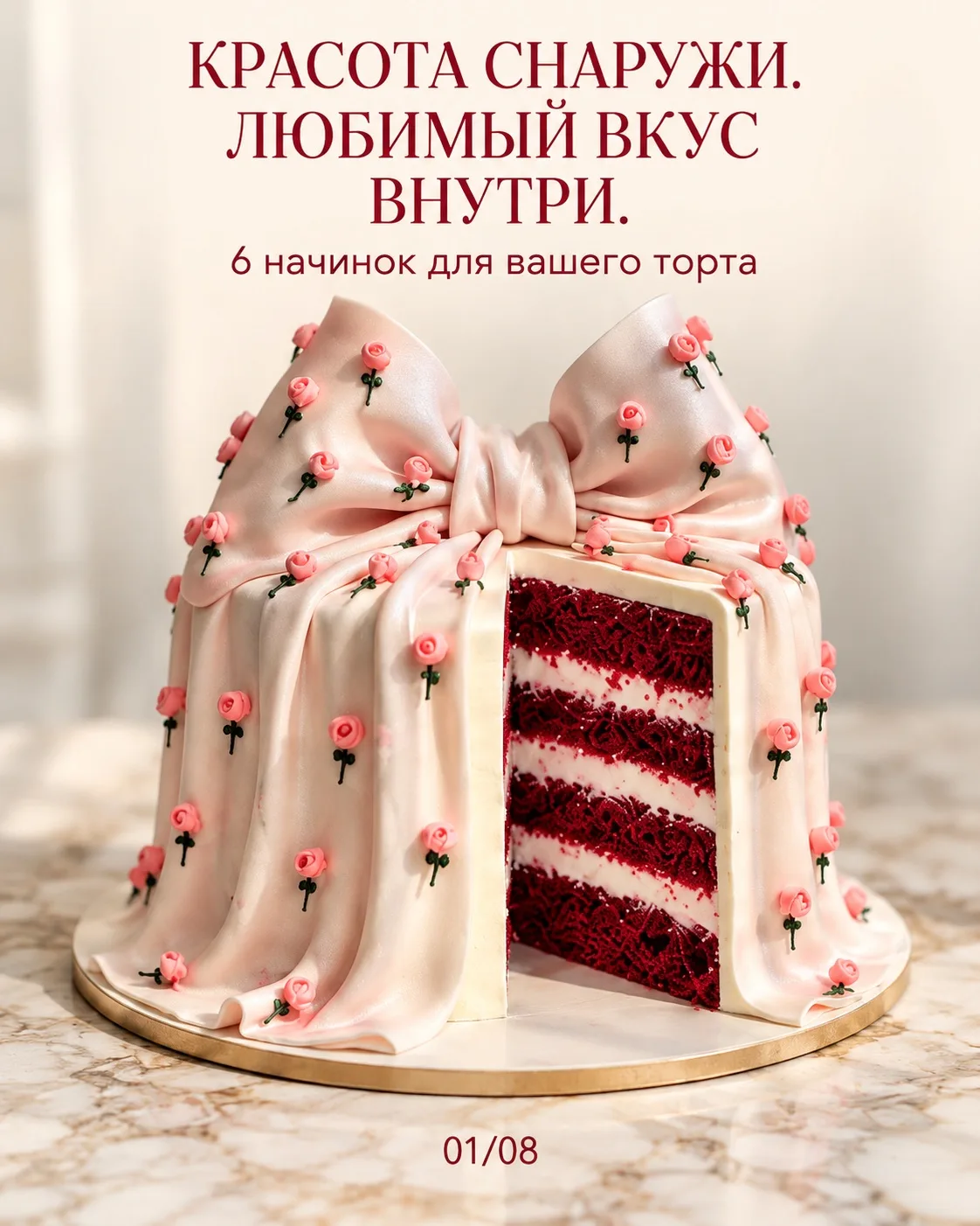 Сначала влюбляемся в оформление. А потом - в начинку 🍰