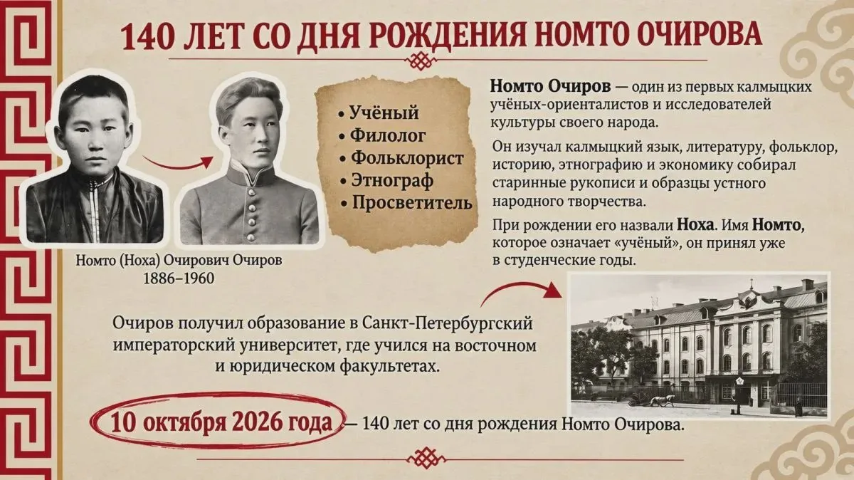 140-летие Номто Очирова