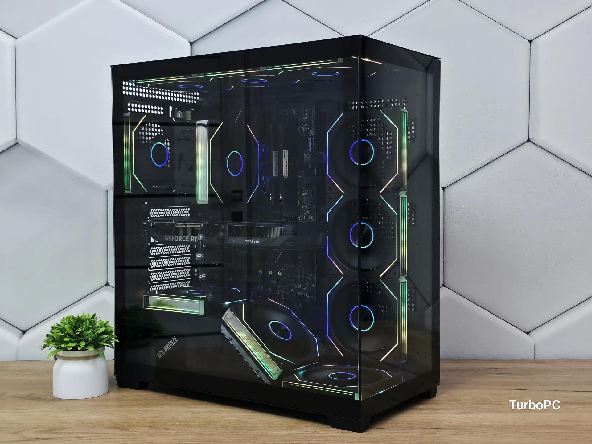 Собрал ПК в строгом корпусе Iron Pride Q9. Основа на Intel Core i5-14400F, а за графику...