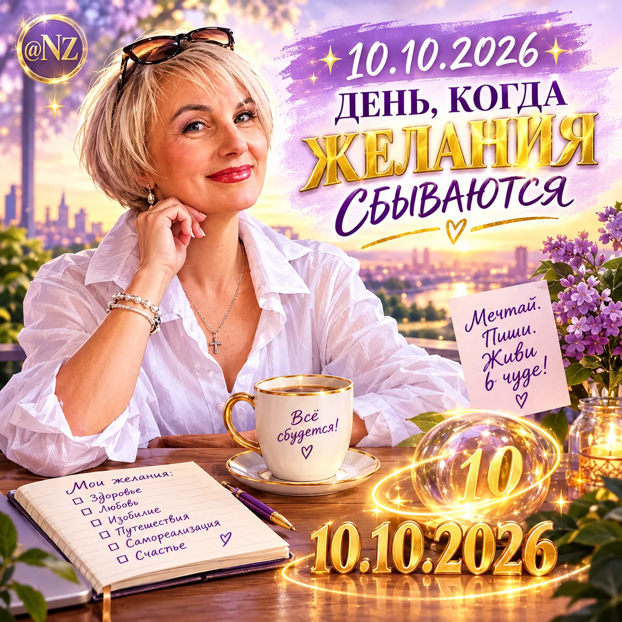 ✨ 10.10.2026 — ДЕНЬ, КОГДА ЖЕЛАНИЯ СБЫВАЮТСЯ ✨