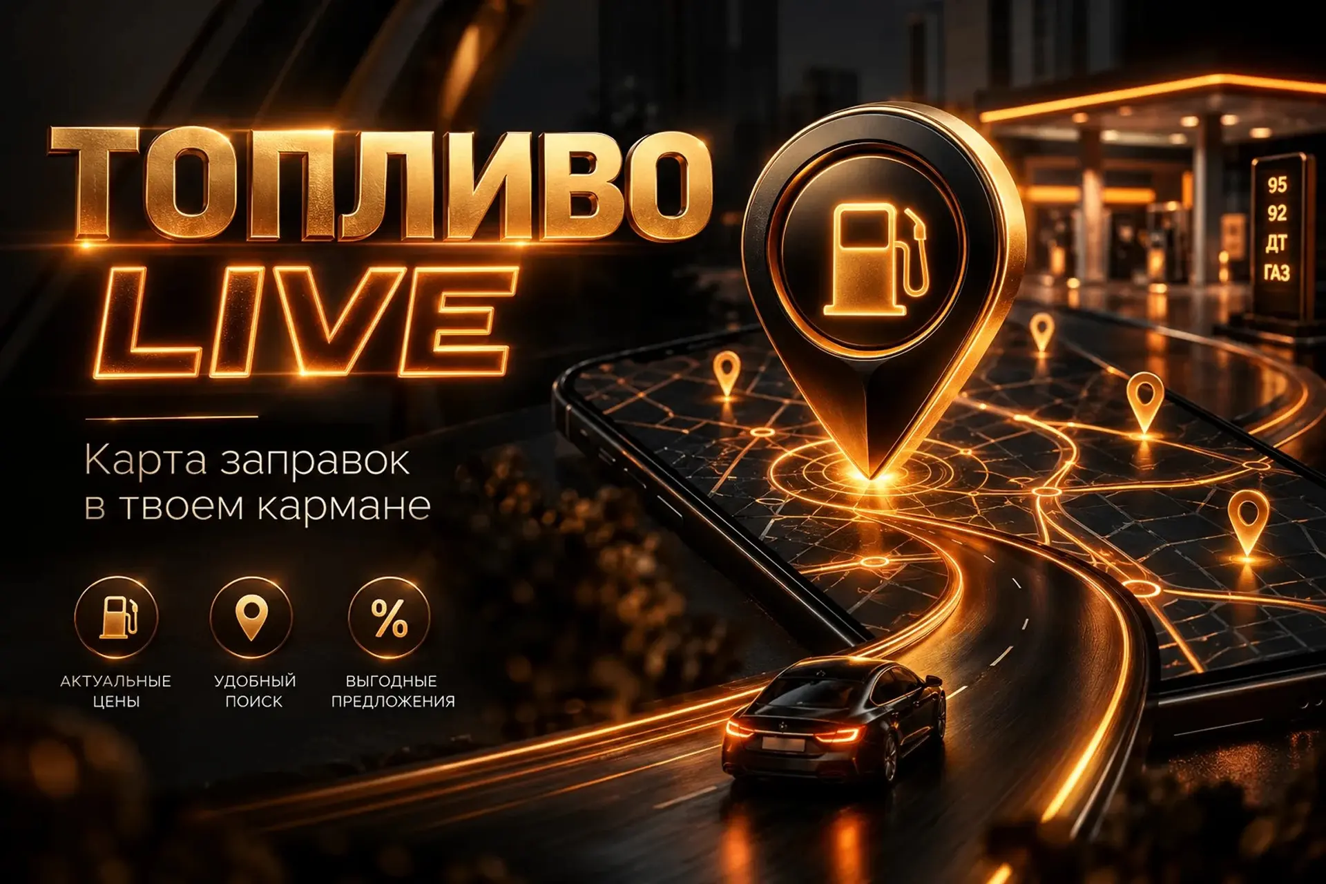 ⛽️ Где есть бензин прямо сейчас? Проверим за 10 секунд!
