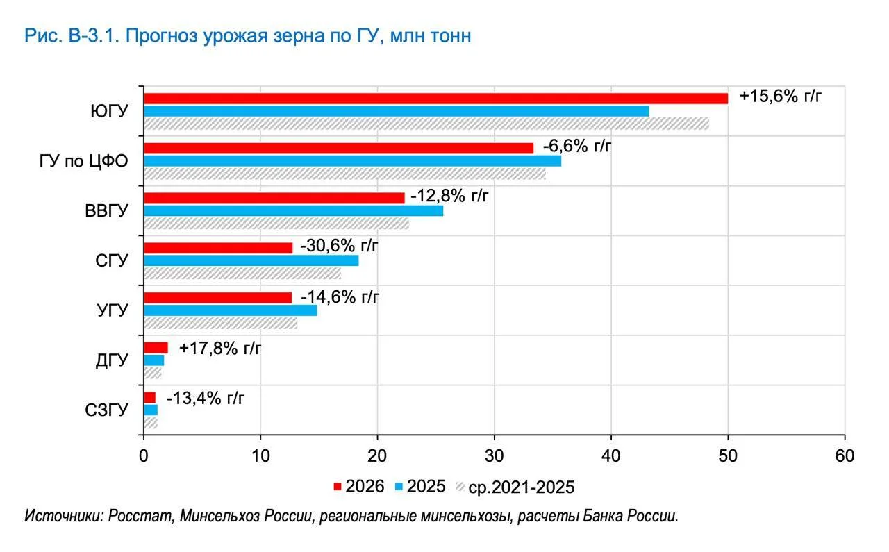 ЦБ посчитал урожай: продукции много, а экономика аграриев всё хуже.