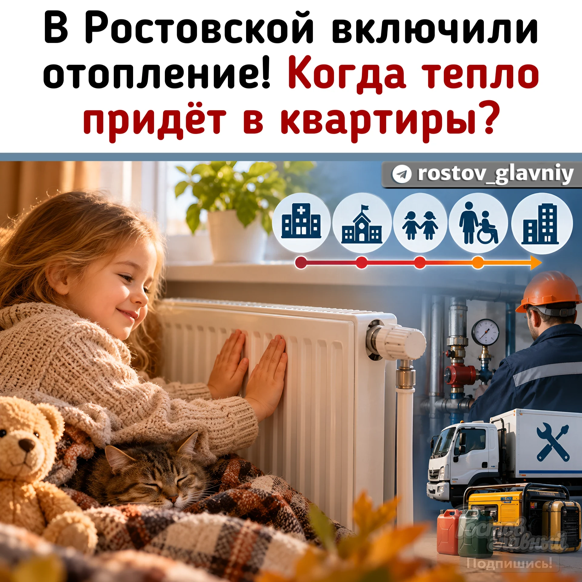 Отопление пошло по Ростовской области