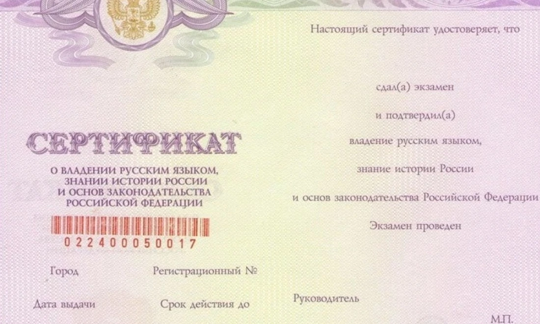 В Омске суд забрал у иностранца сертификат о знании русского языка