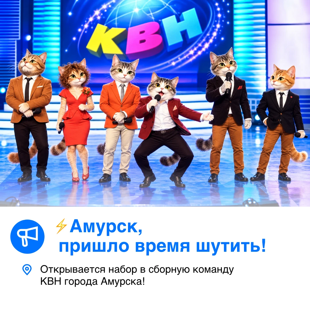 Амурск, пришло время шутить!⚡️