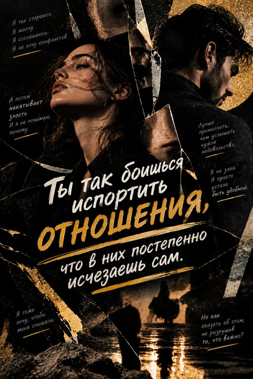 Можно очень злиться на человека и всё равно бояться сказать ему «нет»
