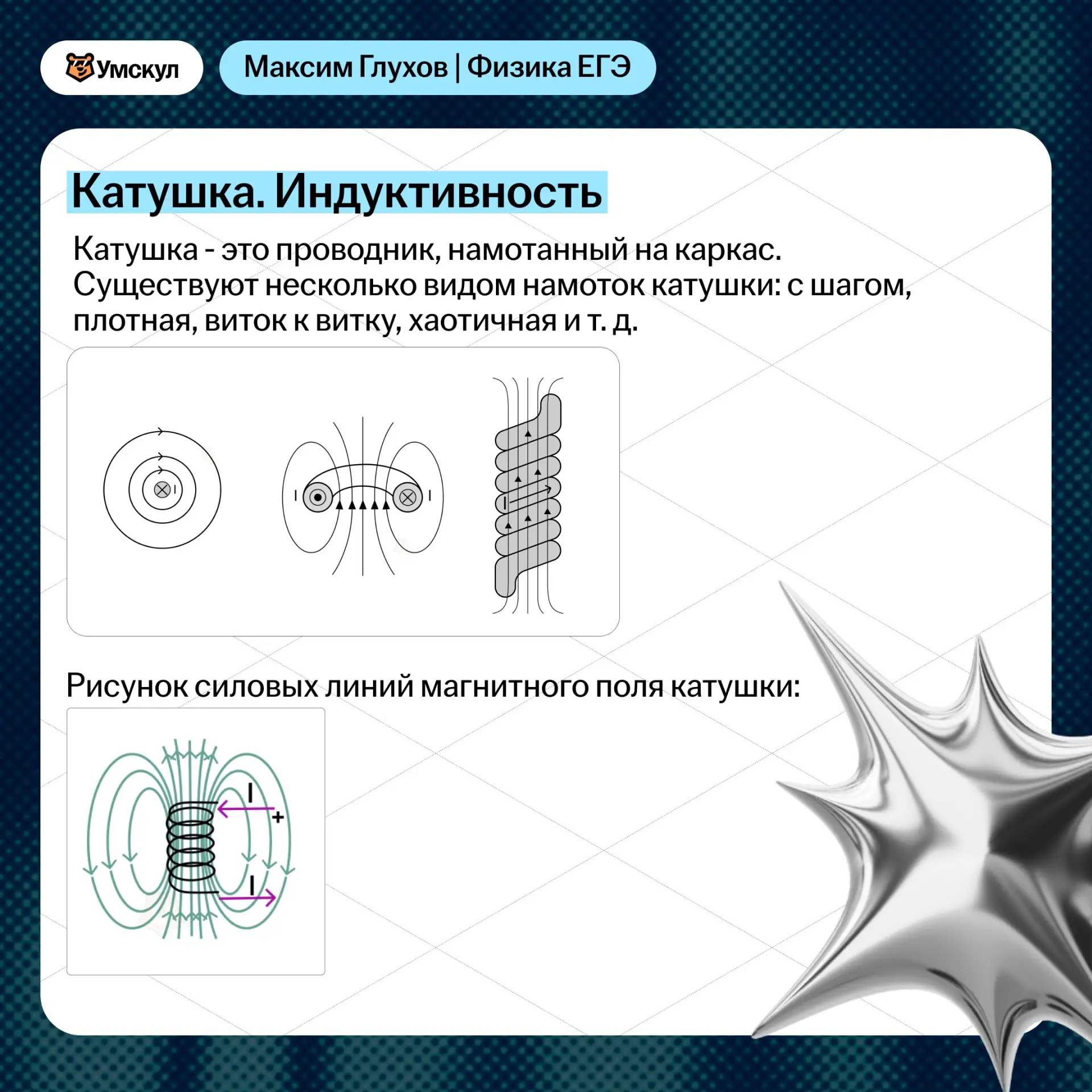 Катушка и индуктивность 🚀