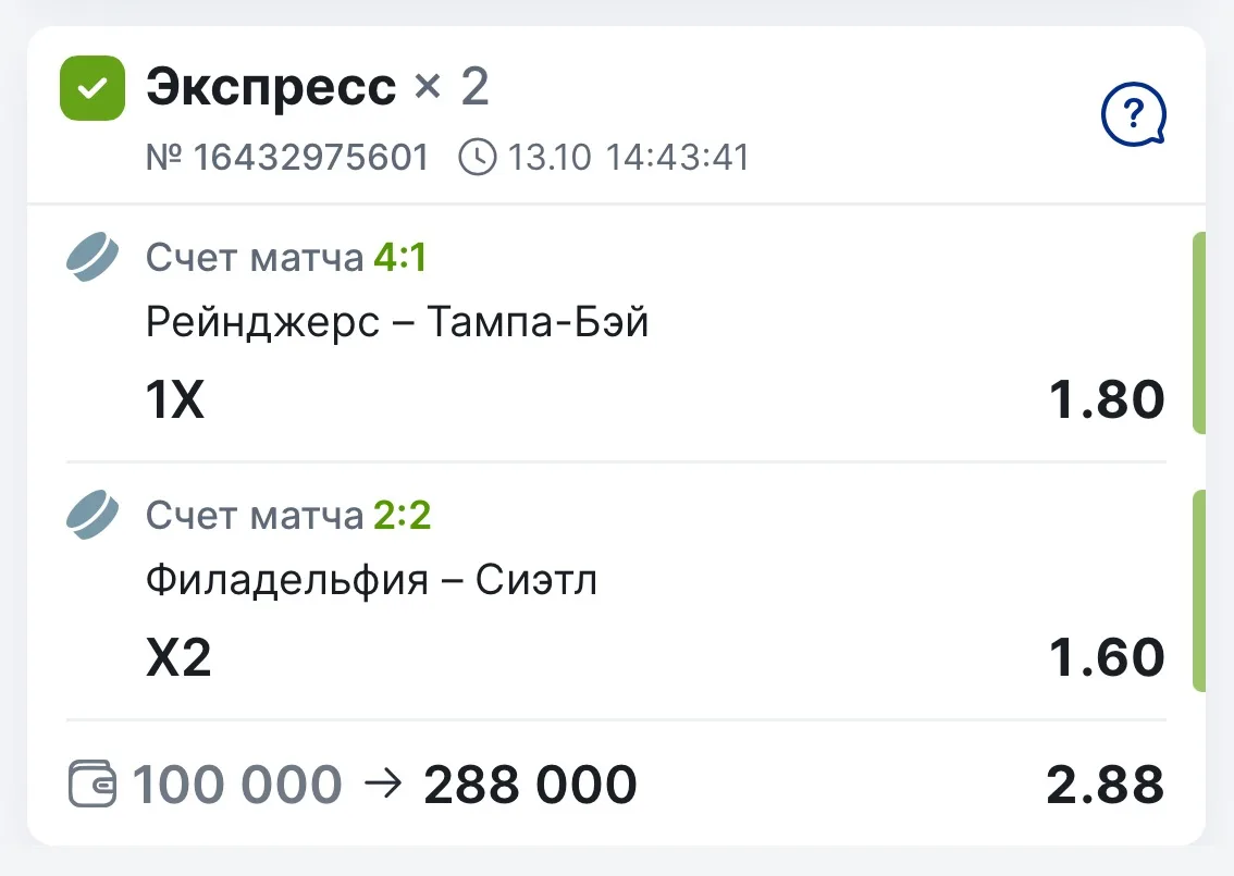 ✅Победа по ЭКСПРЕССУ С КОЭФФИЦИЕНТОМ 2.88📸