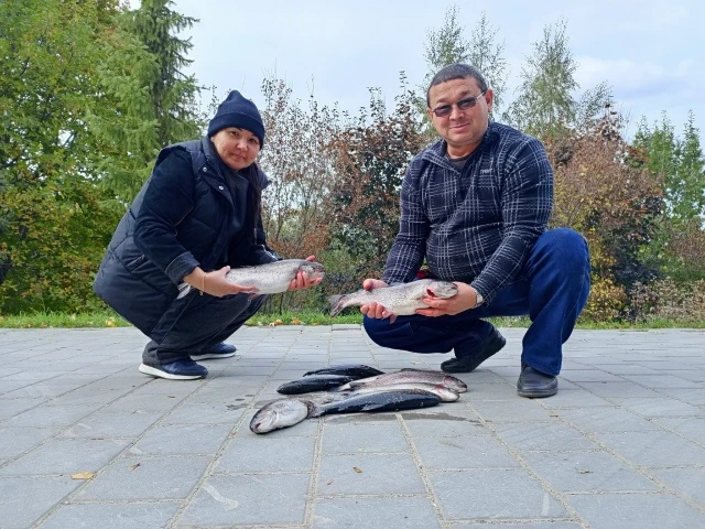 Осень 🍁, форель , сказка , а большего ..... Хммм 🤔 ну если еще только больше форельки 😅