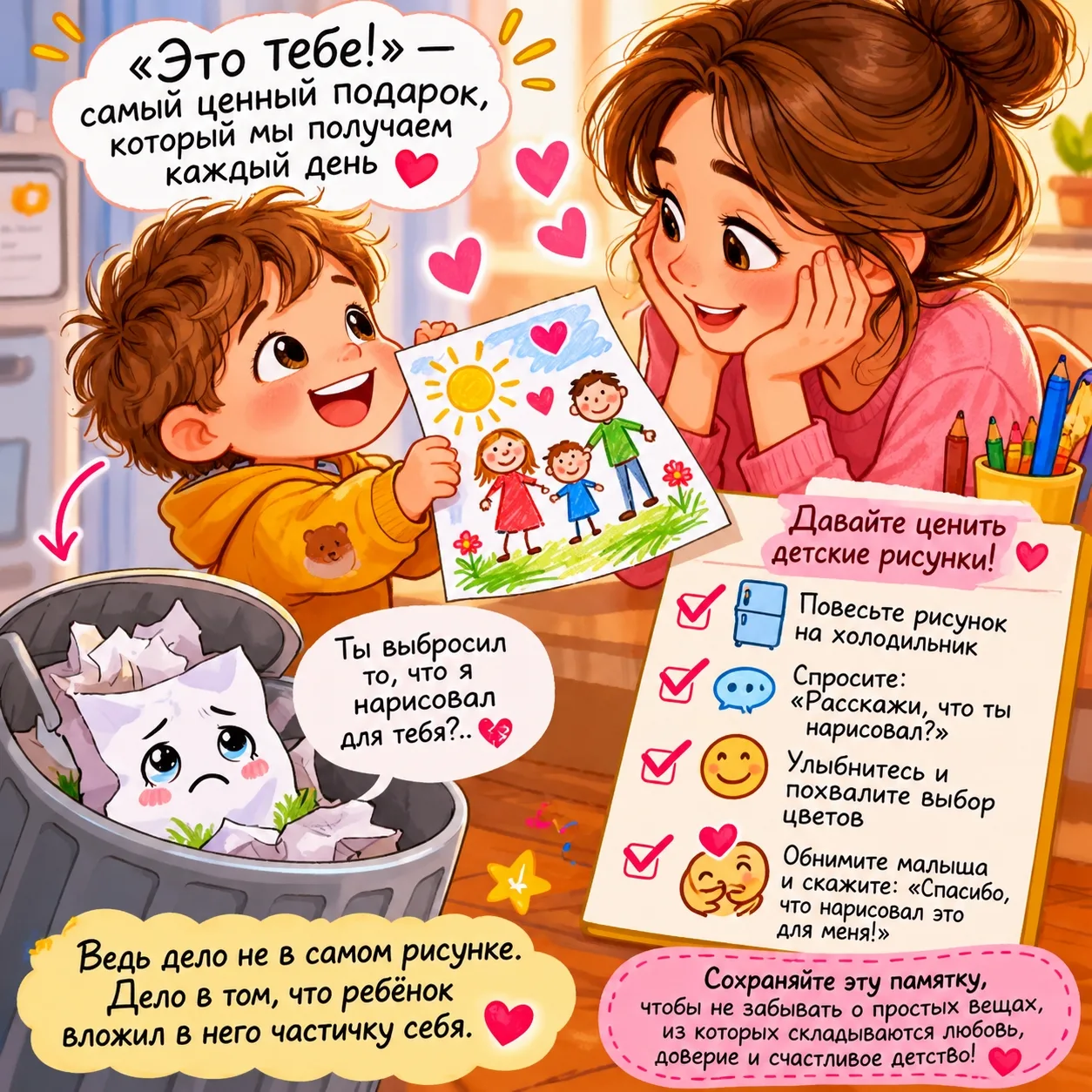 🖼️💖 «Это тебе!» — самый ценный подарок, который мы получаем каждый день! 🎁🥹