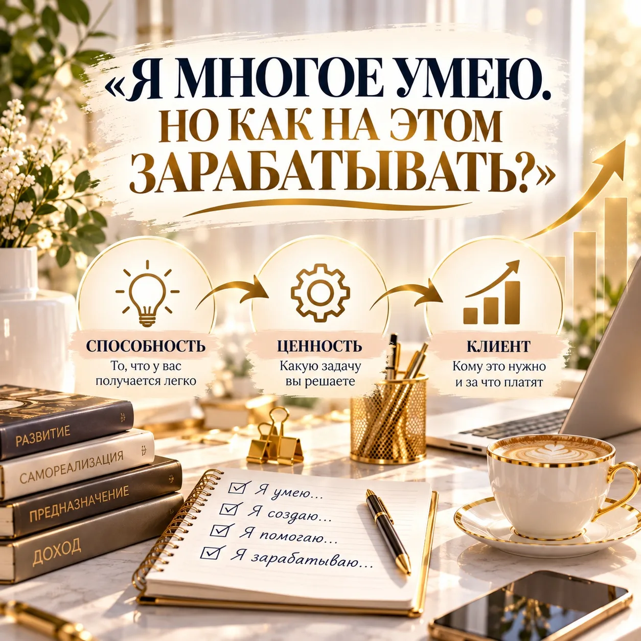 ✨ «Я МНОГОЕ УМЕЮ. НО КАК НА ЭТОМ ЗАРАБАТЫВАТЬ?»