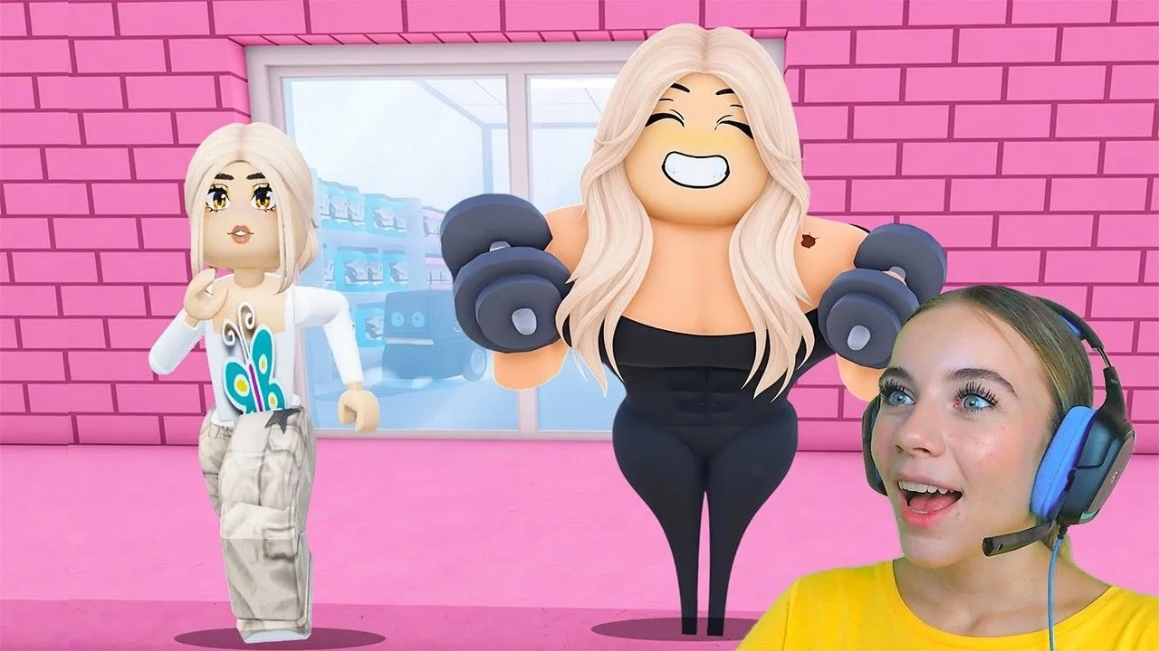 [Family Play TV] ПОБЕГ ИЗ СПОРТЗАЛА АЛЁНЫ в ROBLOX! (1080p)