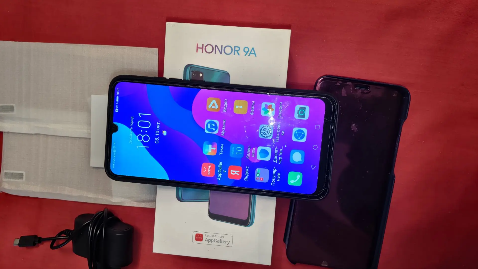 Смартфон HONOR 9A 3/64Gb Midnight Black,отличный телефон, вид как с магазина,батарея де...