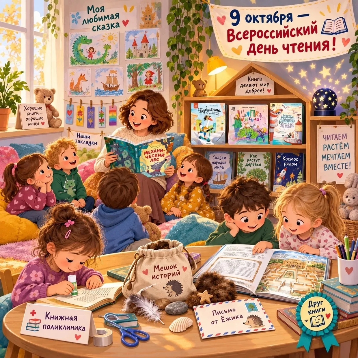 🎉 9 октября — Всероссийский день чтения! 📚
