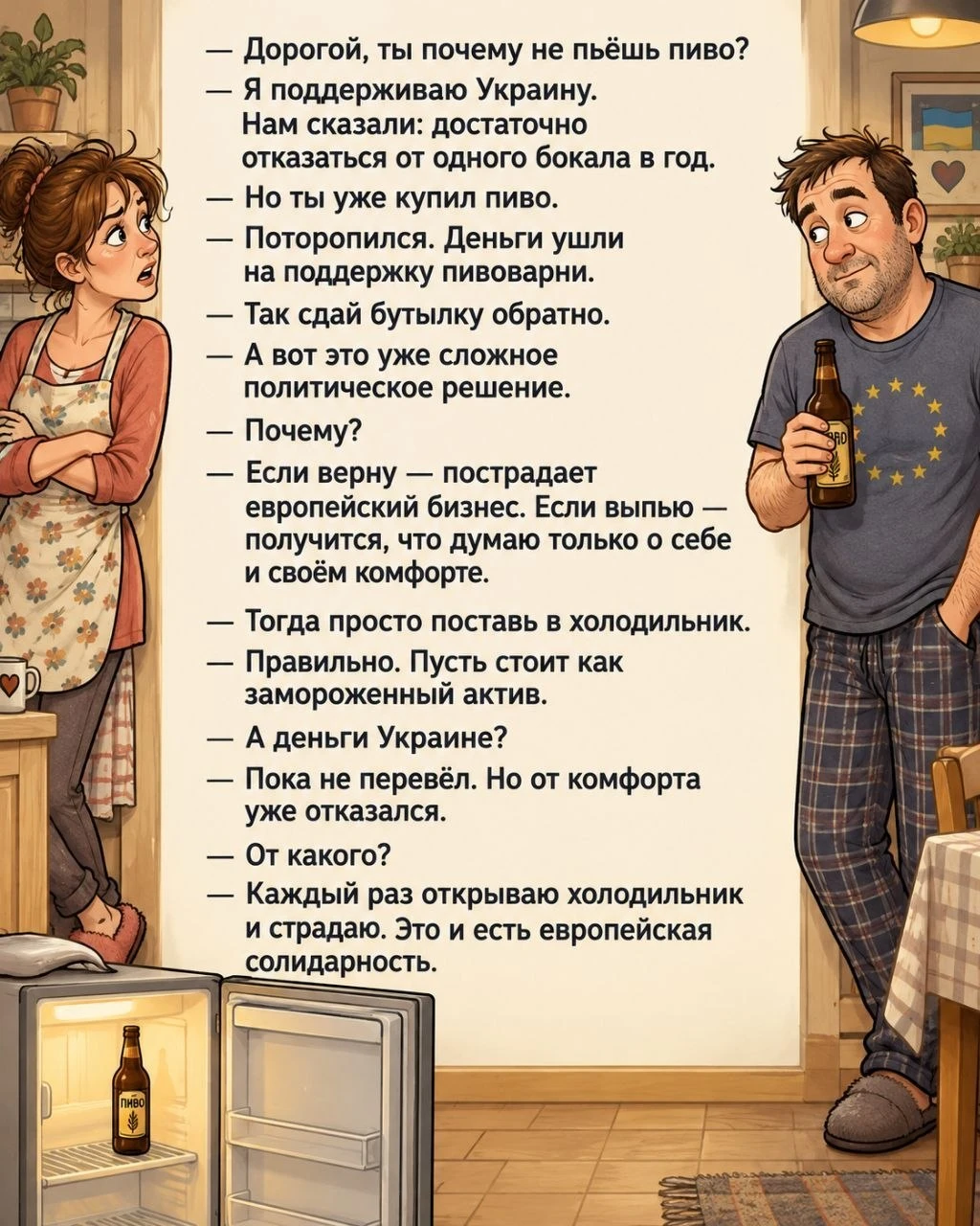 В Латвии призвали европейцев пить меньше пива ради Украины