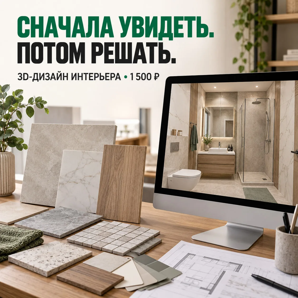 Отдельно плитка нравится.
