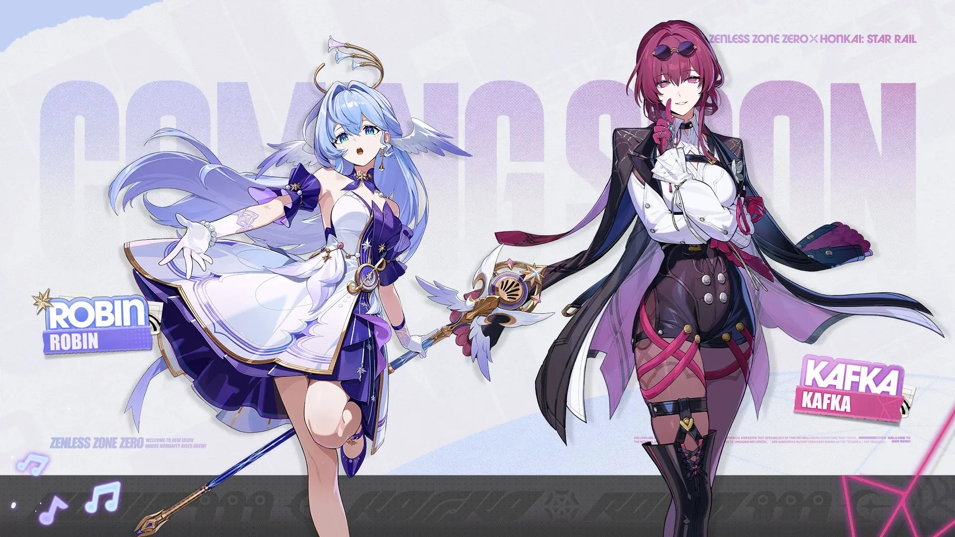 Представлены персонажи коллаборации Zenless Zone Zero × Honkai: Star Rail!