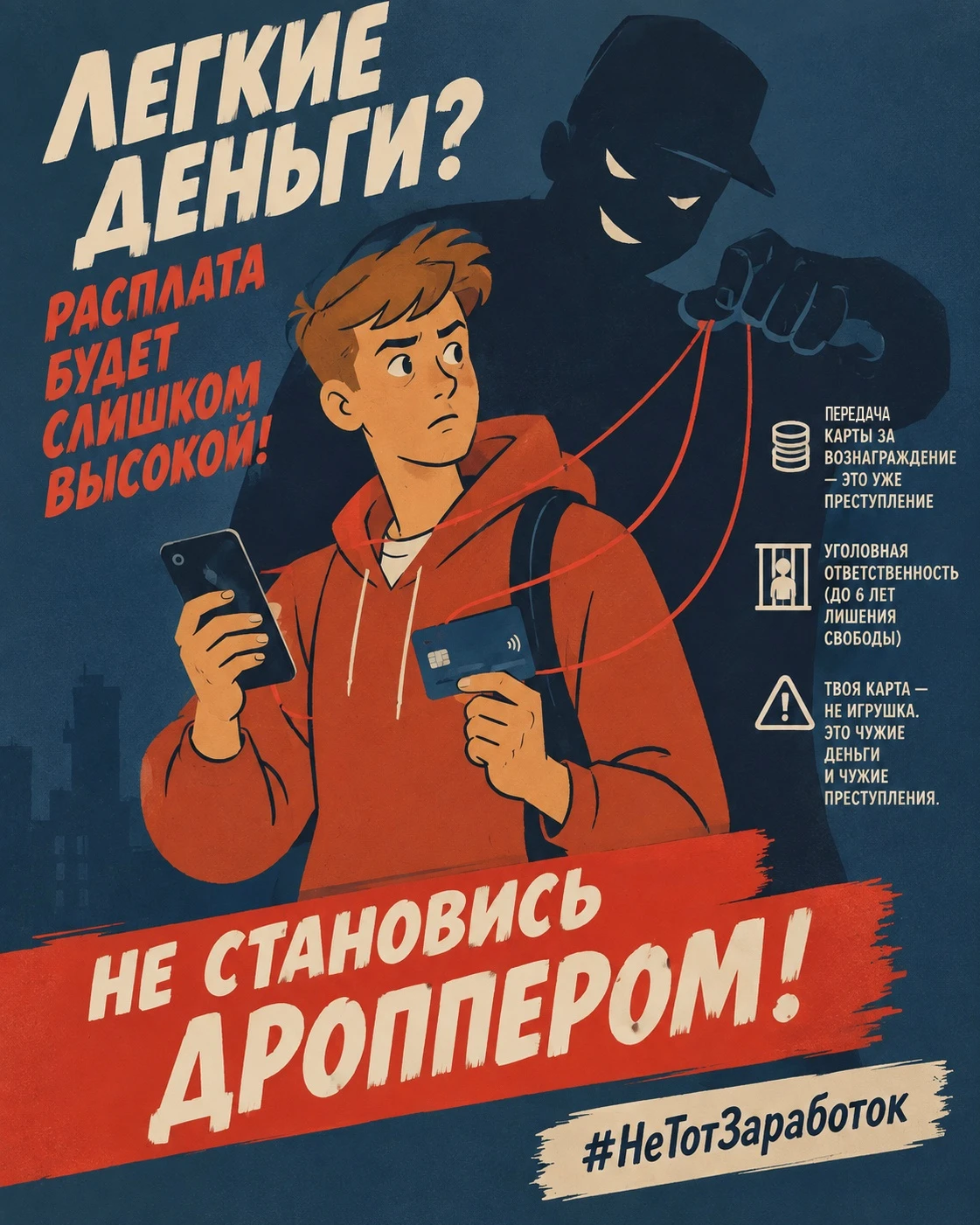 🚨 Лёгкие деньги? Подумай дважды!