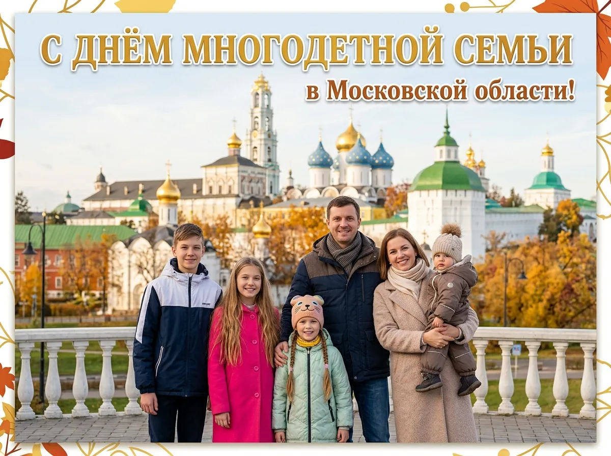 11 октября в Московской области отмечается День многодетной семьи. В нашем регионе прож...