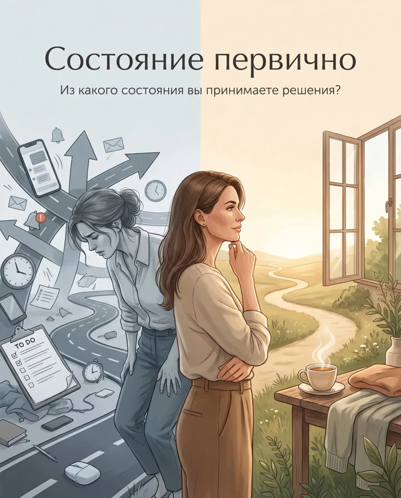 Состояние первично