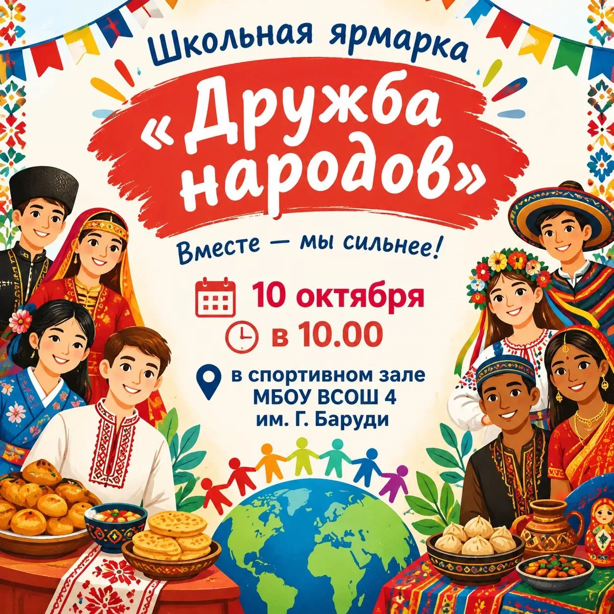 Приглашаем всех на школьную ярмарку, которая состоится уже в эту субботу! Ждём всех с н...