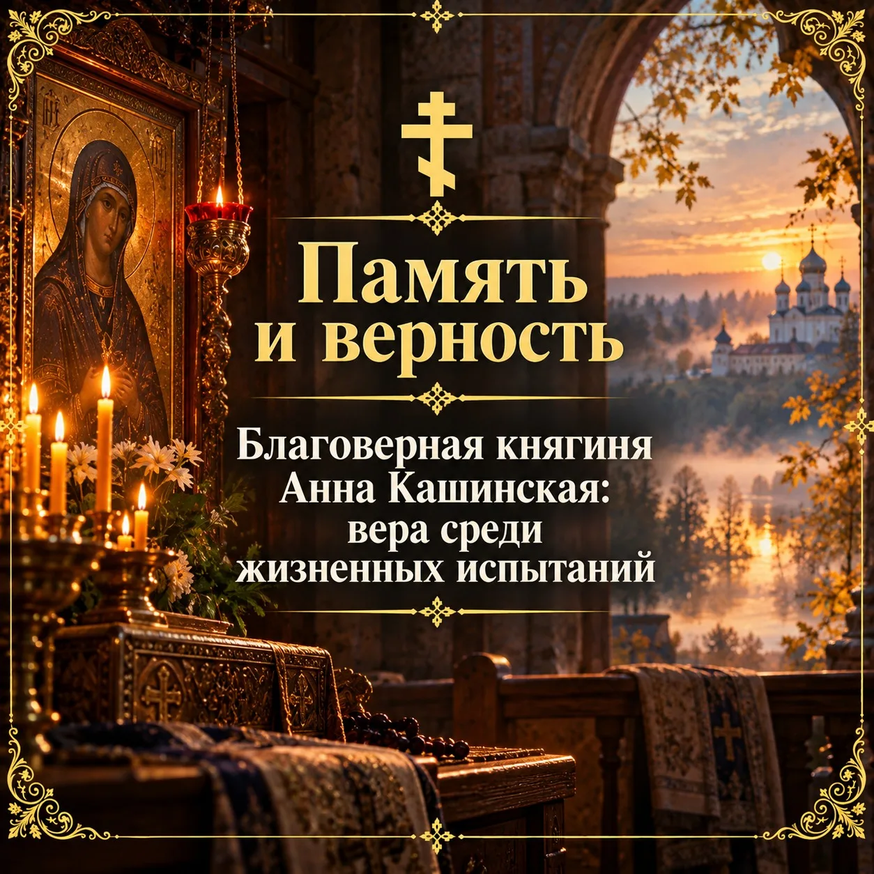 Благоверная княгиня Анна Кашинская: вера среди жизненных испытаний