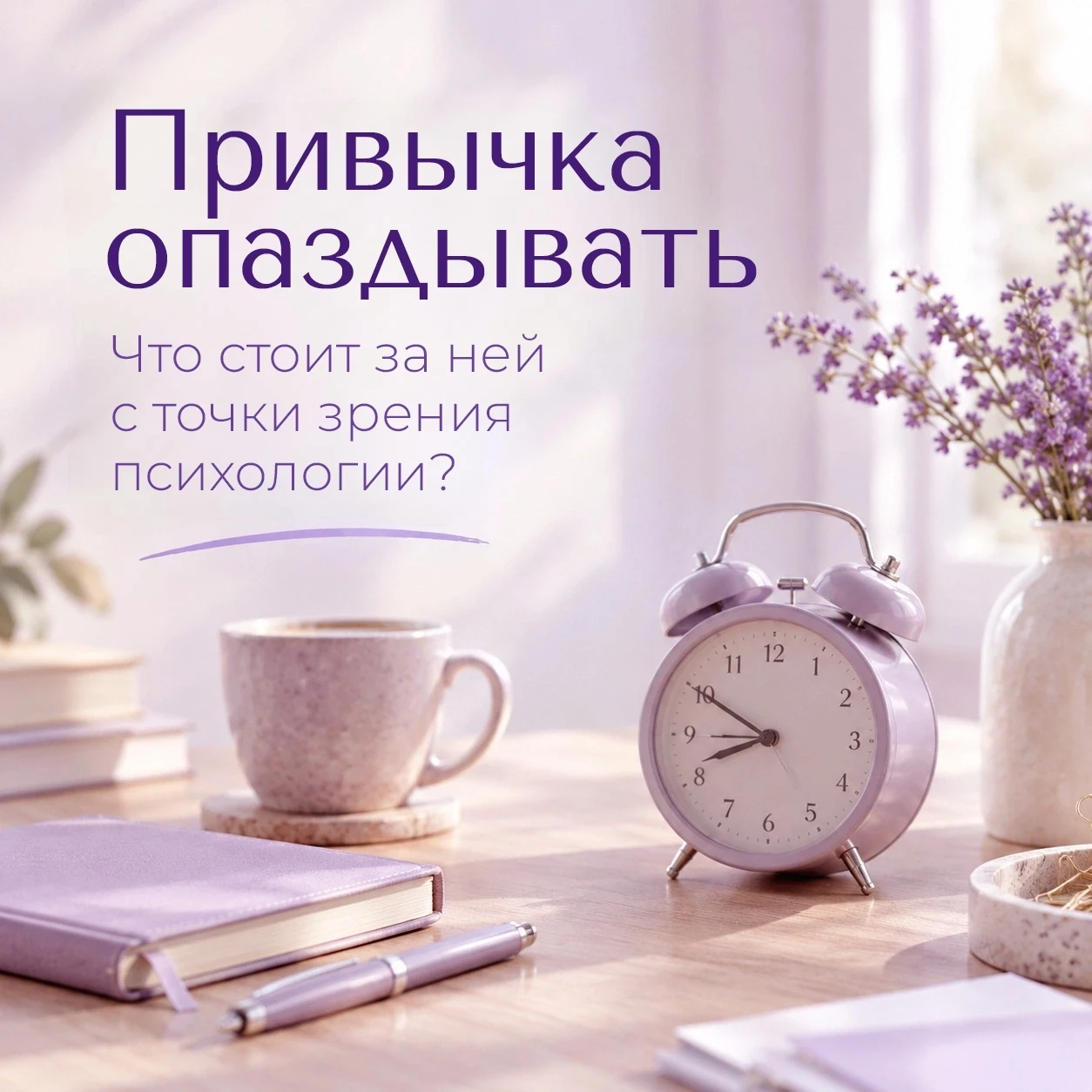 Почему мы опаздываем: главные причины