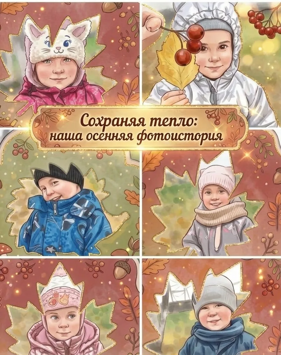 Осенняя фотоохота в группе «Капитошки» удалась! 📸